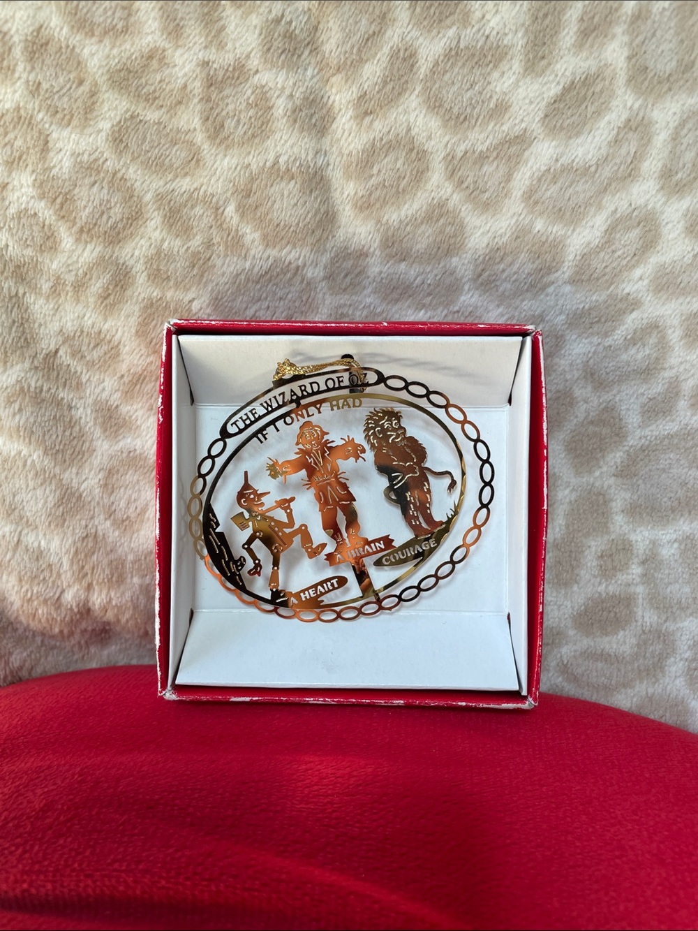 Wizard of Oz Gold-Tone Collector Ornament